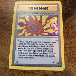 Pokemon TCG Trainer Tickling Machine Unlimited Gym Heroes 119/132 Near Mint - Image 1