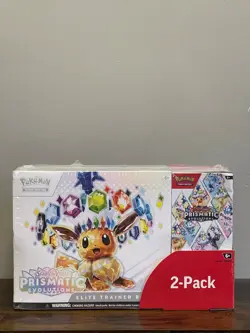 Pokemon TCG Prismatic Evolutions COSTCO BUNDLE (1 ETB & 1 Booster Bundle) Sealed - Image 1