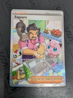 Pokemon TCG Saguaro 270/193 Special Illustration Rare - SV: Paldea Evolved - Image 1