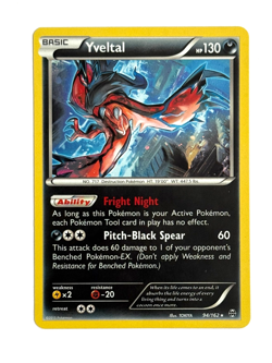 Pokemon TCG Yveltal 94/162 Cosmos Holo XY: Breakthrough 2015 - Image 1