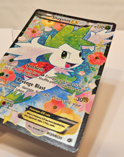Shaymin EX RC21/RC25 Full Art Ultra Rare Legendary Treasures Pokemon 663 - Image 2