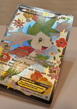 Shaymin EX RC21/RC25 Full Art Ultra Rare Legendary Treasures Pokemon 663 - Image 3