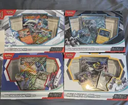 Lot Of 4 Reshiram, Archaludon, Zekrom, Melmetal Ex Promo Jumbo Cards Promos Only - Image 1