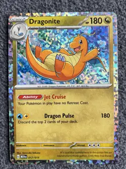 Pokemon TCG Dragonite - Holo Rare - McDonald's 2024 Promo #012/015 Card - Image 1