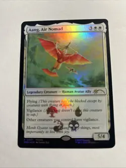 Aang, Air Nomad - Promo Foil MTG Plus Bonus Card!!! - Image 1