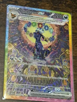 Pokemon TCG Umbreon EX #161 Prismatic Evolutions Trading Card 161/131 - Image 3