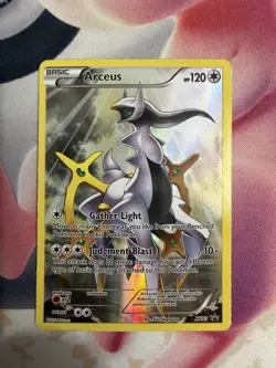 Arceus XY83 XY Black Star Promo Full Art Holo Pokemon Card LP - Image 1