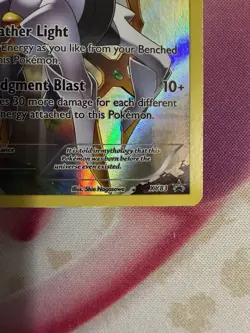 Arceus XY83 XY Black Star Promo Full Art Holo Pokemon Card LP - Image 4