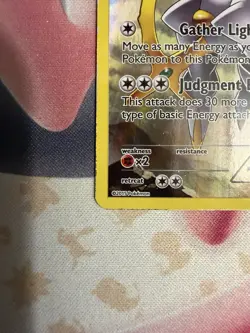 Arceus XY83 XY Black Star Promo Full Art Holo Pokemon Card LP - Image 5