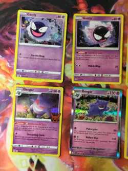 Gengar Haunter Gastly Vintage To Modern Pokemon Card Lot LP - NM - Image 2