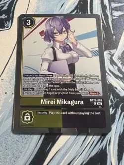 Digimon Card Game Mirei Mikagura BT22-089 R Cyber Eden - Image 1