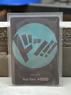 One Piece Card Game DON!! Card Franky Teal English - Image 1
