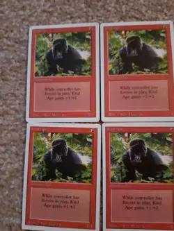 MTG 4 x Kird Ape - revised - NM - Image 1