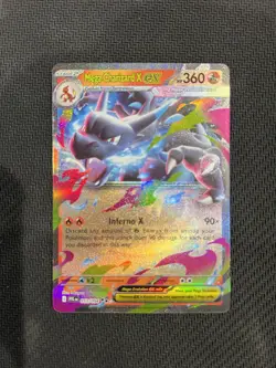 Pokemon TCG Mega Charizard Ex 013/094 Phantasmal Flames Double Rare NM - Image 1