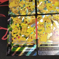 Pokemon TCG Pikachu V-Union 4 Extended Art Promos Swsh139 -Swsh142 Celebrations - Image 3