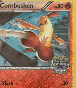 Combusken 13/111, LP, STAFF Promo, State Championships, Pokemon League, Holo - Image 2