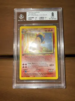 [BGS 8] Pokemon Typhlosion #17/111 Holo 1st Edition - Neo Genesis 2000 🔥 - Image 1
