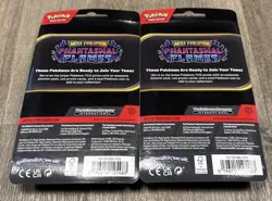 *NEW* 2x Pokemon TCG Mega Evolutions: Phantasmal Flames Blister Pack with promos - Image 2