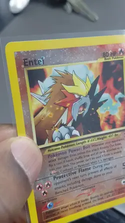 Pokemon TCG Entei Wizards Black Star Promos 34 Holo Promo - Image 2