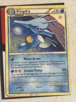 Pokemon - Kingdra - 17/95 - Rare - HS Unleashed - MP/HP - Image 1