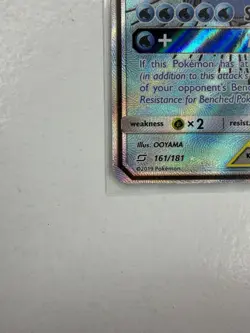Pokemon SM Team Up Holo Card Magikarp Wailord GX Alternate Full Art 161/181 - Image 5
