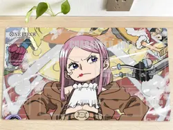 O-P Playmat Jewelry Bonney CCG OPCG TCG Trading Card Game Mat Mouse Pad & Bag - Image 1