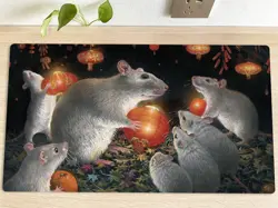 MTG Rat Colony Table Playmat TCG CCG Play Pad Trading Card Game Mat Mousepad - Image 1