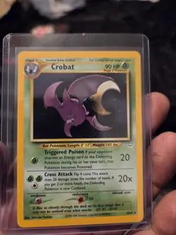 Pokemon TCG Neo Revelation Crobat Unlimited Holo Rare Card 4/64 2000 - Image 2