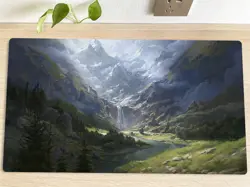 MTG Wooded Foothills Table Playmat TCG CCG Pad Trading Card Game Mat Mousepad - Image 1