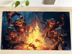 MTG Goblin Gathering Table Playmat TCG CCG Pad Trading Card Game Mat Mousepad - Image 1