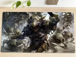 MTG Goblin Rabblemaster Table Playmat TCG CCG Pad Trading Card Game Mat Mousepad - Image 1