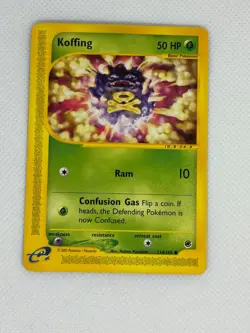 Pokemon TCG - KOFFING - 114/165 - E-Card Series: Expedition 2002 - NM/MINT - Image 1