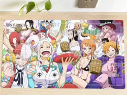 O-P Playmat Yamato Uta Nami CCG OPCG TCG Trading Card Game Mat Mouse Pad & Bag - Image 1