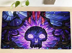 MTG Swamp Table Playmat TCG CCG Playing Pad Trading Card Game Mat Mousepad & Bag - Image 1