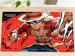 O-P Table Playmat Monkey D. Luffy CCG OPCG TCG Trading Card Game Mat Mouse Pad - Image 1