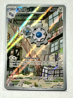 Pokemon TCG Klang S&V Black Bolt 140/086 Illustration Rare Card NM - Image 1