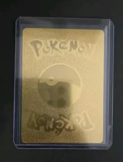 Pokemon Pikachu V Gold Foil Fan Art 170/185 Custom Card - Image 2
