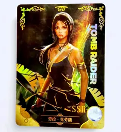 Goddess Story Waifu Card TCG | Lara Croft - Tomb Raider | SSR | NS-2M02-030 - Image 1