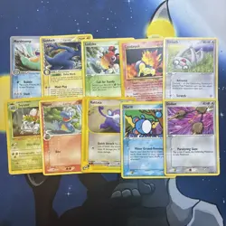 Pokemon TCG Vintage Old school Lot Of 10 Pokemon Cards Cute Cards! - Image 1