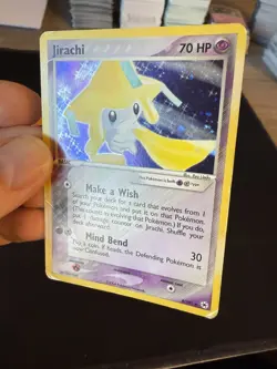 Jirachi Holo Rare Card 8/101 EX Hidden Legends 2004 Pokemon TCG - Image 2