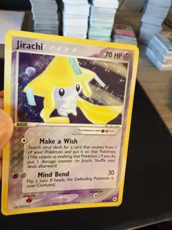 Jirachi Holo Rare Card 8/101 EX Hidden Legends 2004 Pokemon TCG - Image 3