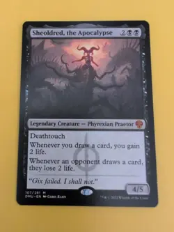 Sheoldred, the Apocalypse. Mythic Praetor. DMU Magic the Gathering Card.Rare NM - Image 3
