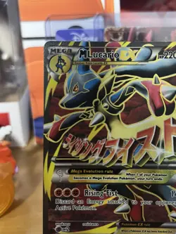 Pokemon M Lucario EX Holo Card Mega Powers Collection 2017, 55a/111 LP - Image 2