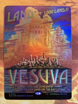 MTG Foil Showcase Vesuva Secret Lair: An Encyclopedia of MagicT Near-Mint!! - Image 1