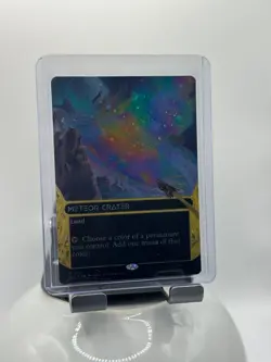 Meteor Crater (0116) (Borderless) (Galaxy Foil) Edge of Eternities: Stellar... - Image 1