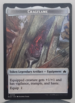 Cragflame Token - Bloomburrow (BLB) - Image 1