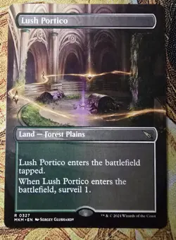 Lush Portico (Borderless) Murders at Karlov Manor Regular, MTG, NM++, #327 - Image 1