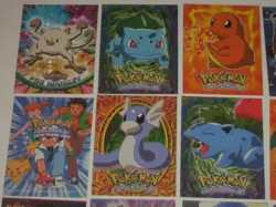 18 Topps 1999 Pokemon trading cards & stickers, Charmander Charmander Charizard - Image 3