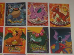 18 Topps 1999 Pokemon trading cards & stickers, Charmander Charmander Charizard - Image 4