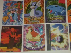 18 Topps 1999 Pokemon trading cards & stickers, Charmander Charmander Charizard - Image 5